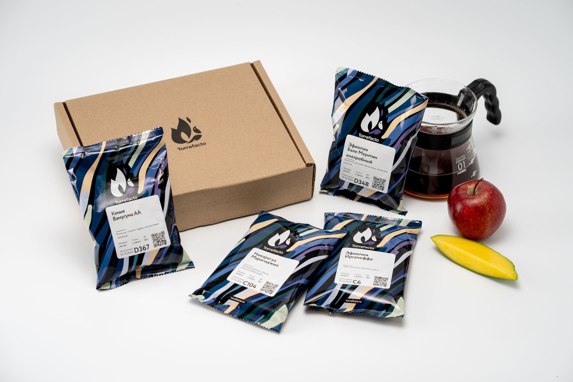 Ознакомительный набор мини «Фильтр» Ознакомительный набор свежеобжаренный кофе