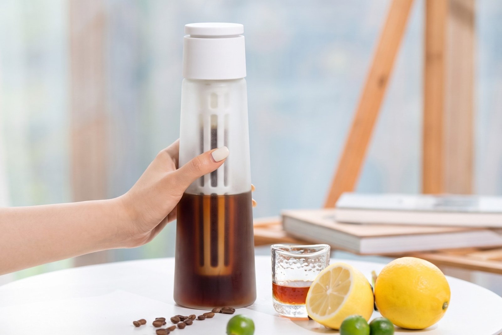 Заварочная бутылка Timemore Icicle White для Cold Brew, 600 мл свежеобжаренный кофе