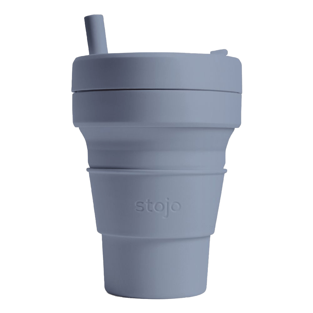 Складной стакан Stojo Biggie - голубая сталь 2290₽