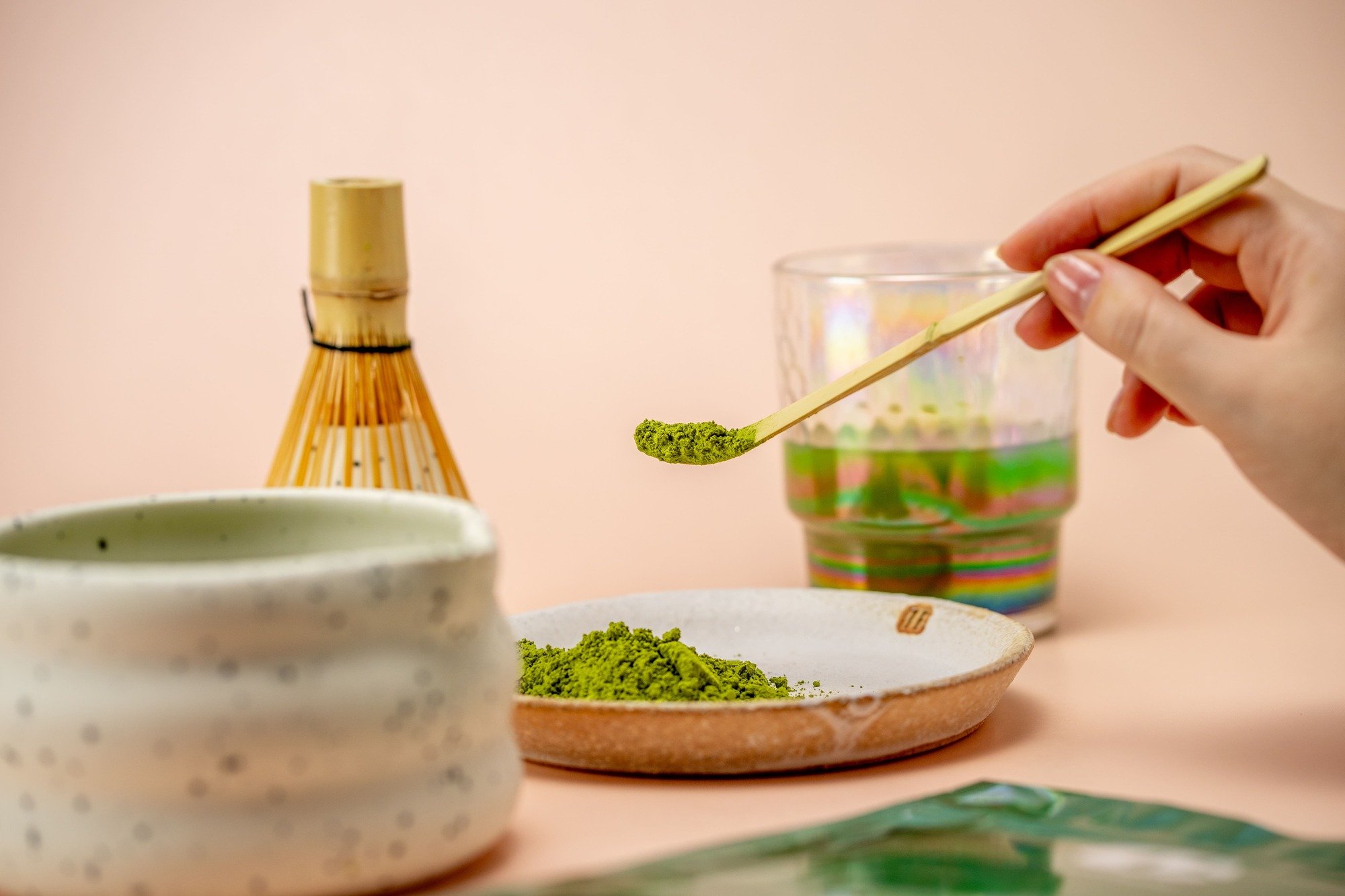 Изумрудная матча свежеобжаренный кофе