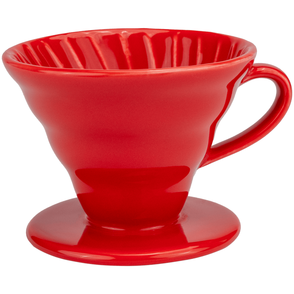 Воронка V60 уцененный товар красный фото