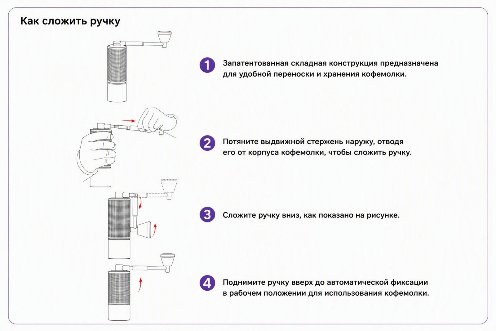 Кофемолка ручная Timemore Chestnut C3 ESP Pro свежеобжаренный кофе