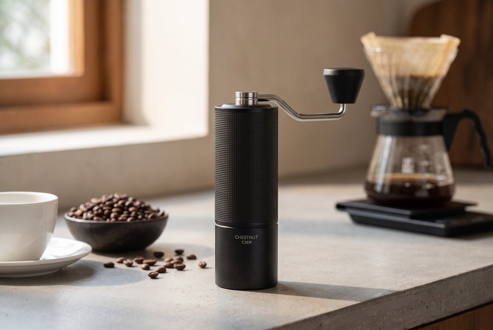 Кофемолка ручная Timemore Chestnut C3 ESP свежеобжаренный кофе