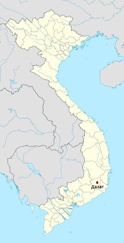 Далат на карте Вьетнама – блог обжарщиков Torrefacto