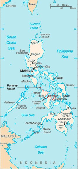 Карта Филиппин – блог обжарщиков Torrefacto