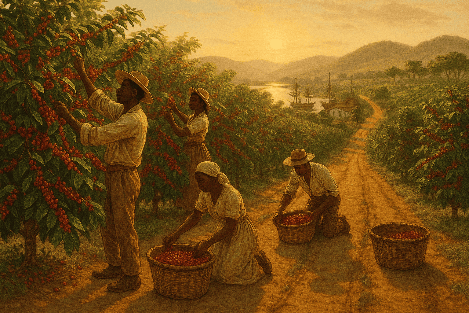 История кофе в Бразилии: от ручного сбора к современным автоматизированным системам История кофе в Бразилии: от ручного сбора к современным автоматизированным системам