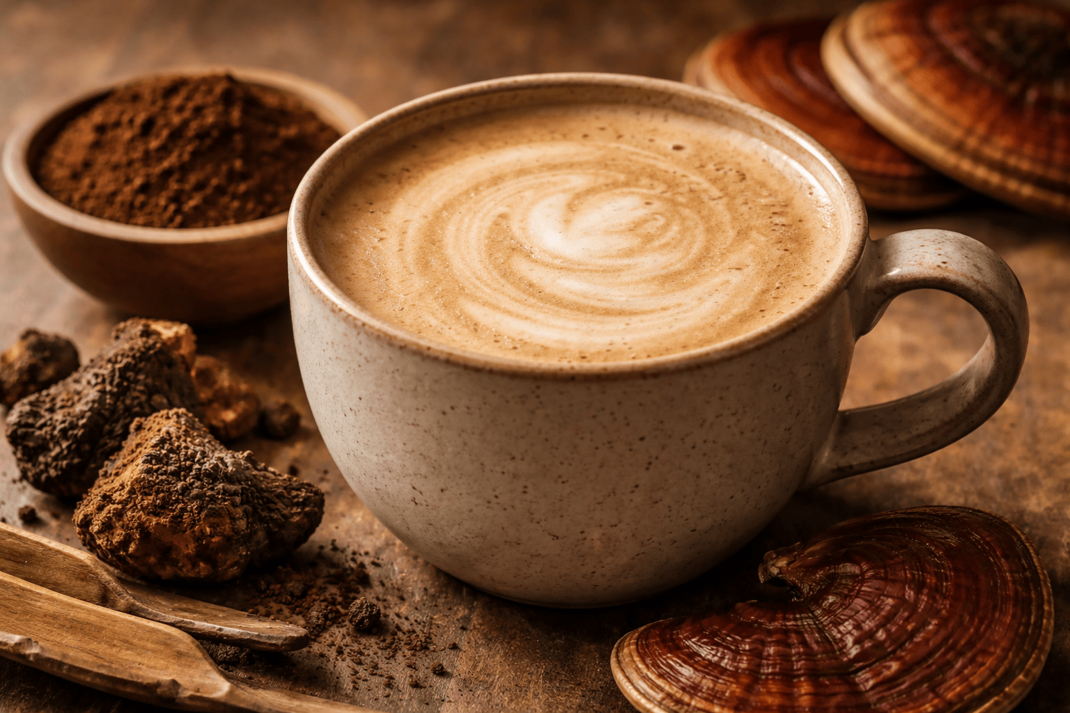 Кофейные тренды этого года: от грибного кофе до кофейного чая