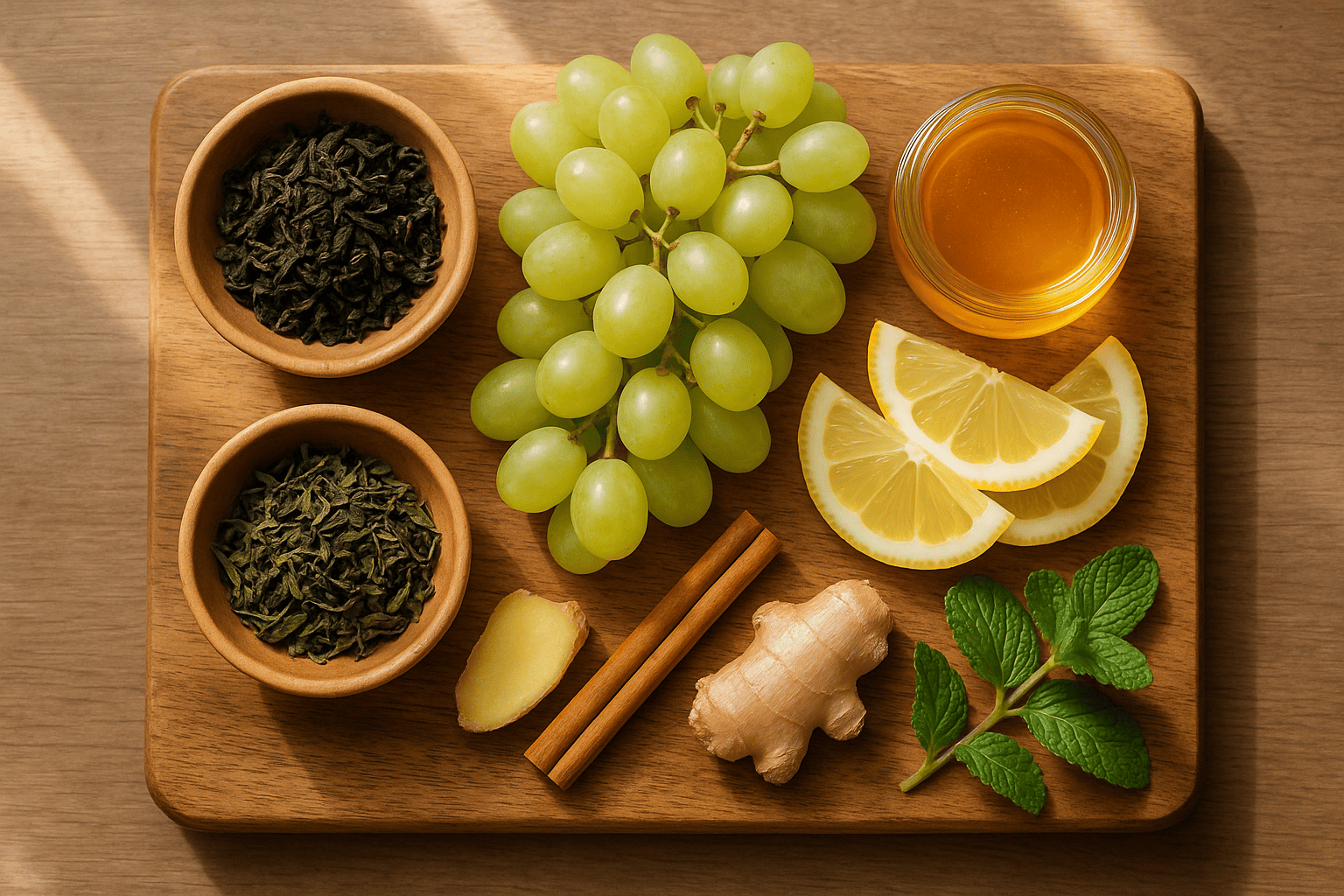 Простой рецепт чая с виноградом: идеальный напиток для прохладных вечеров