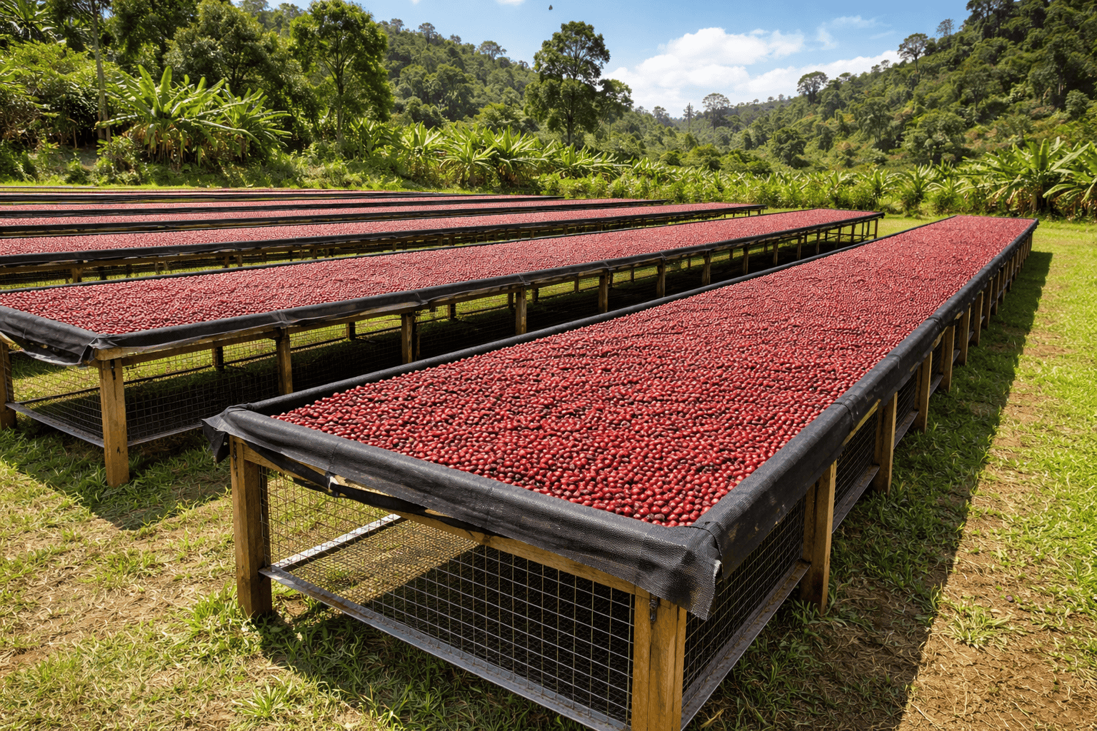 Влияние сухой обработки на вкус эфиопского кофе.