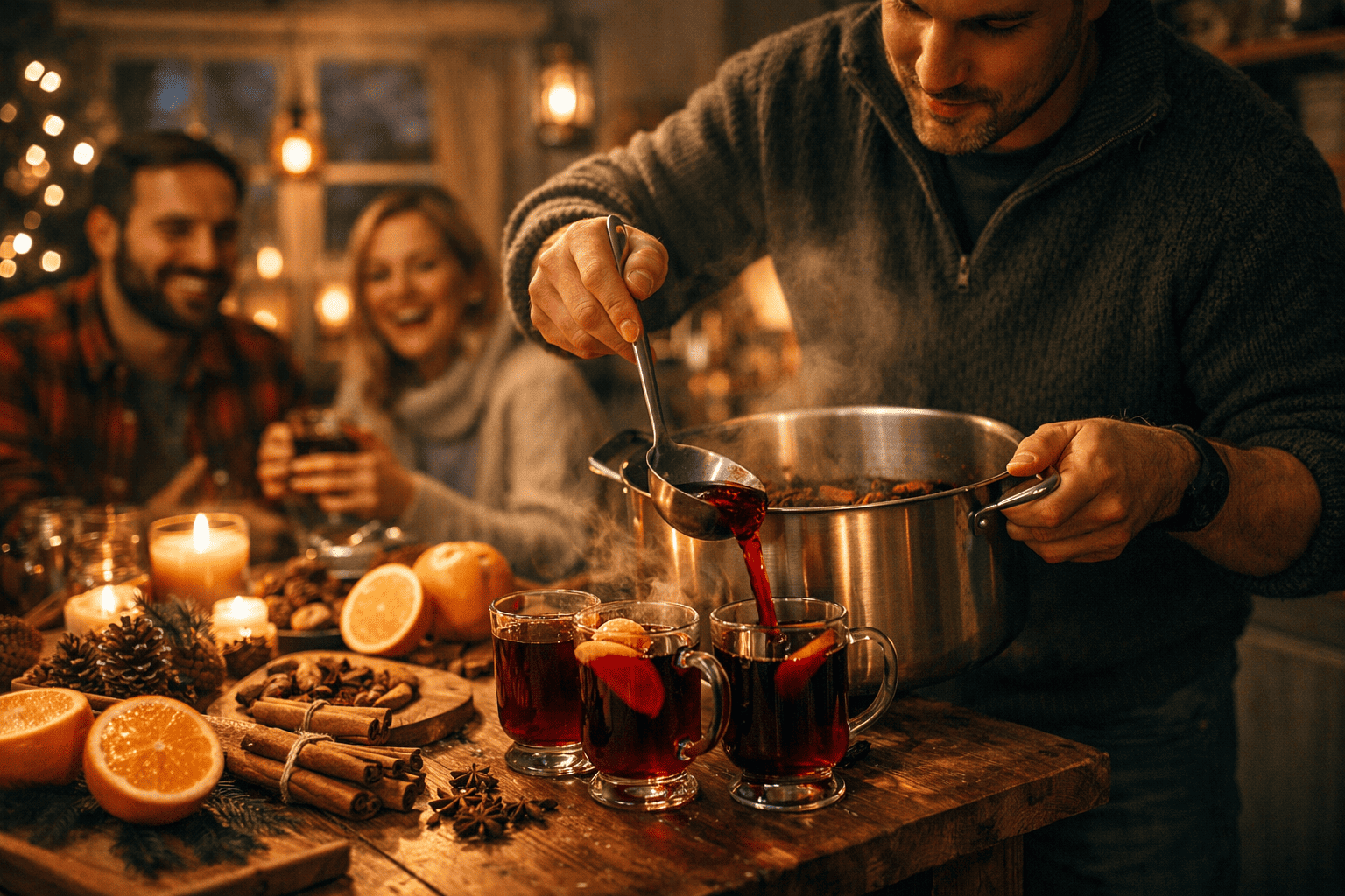 Горячий глинтвейн из чая — альтернативный напиток к традиционному глинтвейну