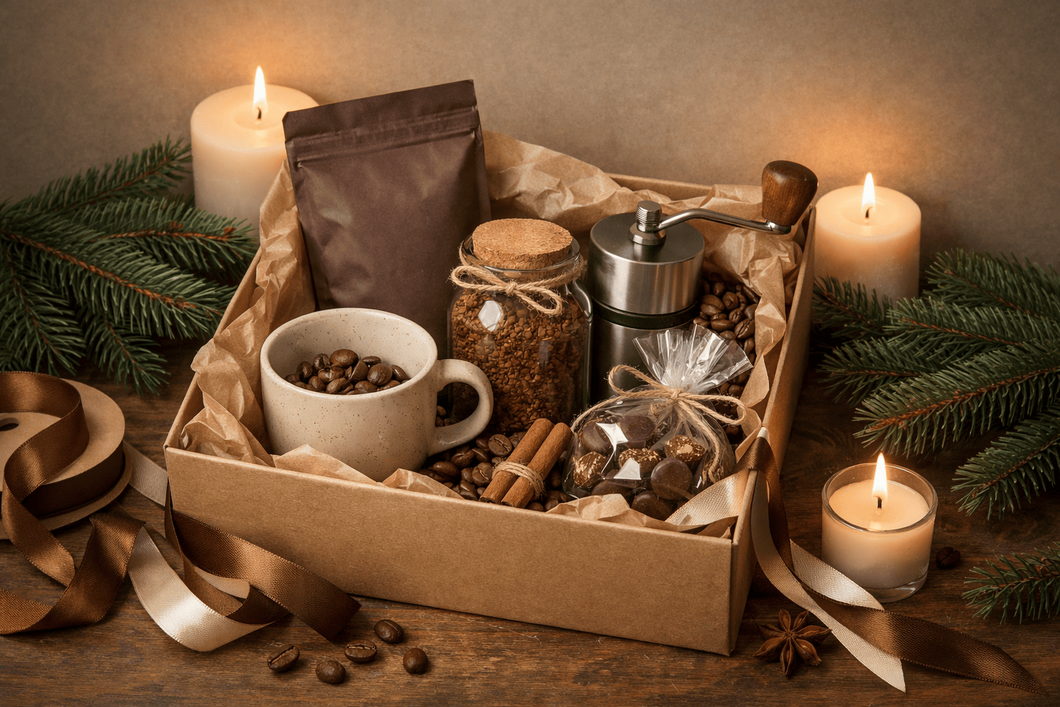 Как выбрать идеальный кофе для новогодних встреч и подарков