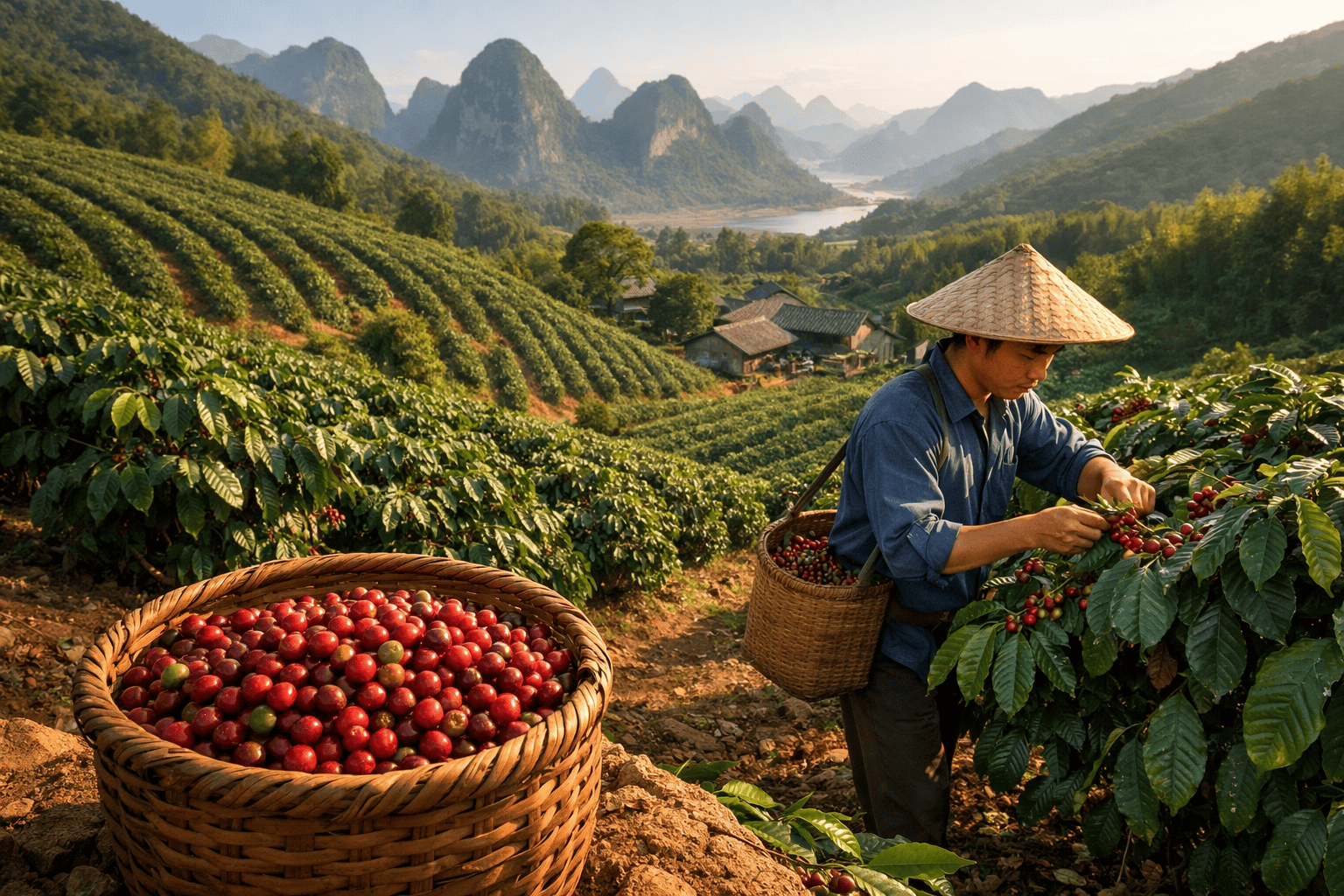 Есть ли кофе в Китае?