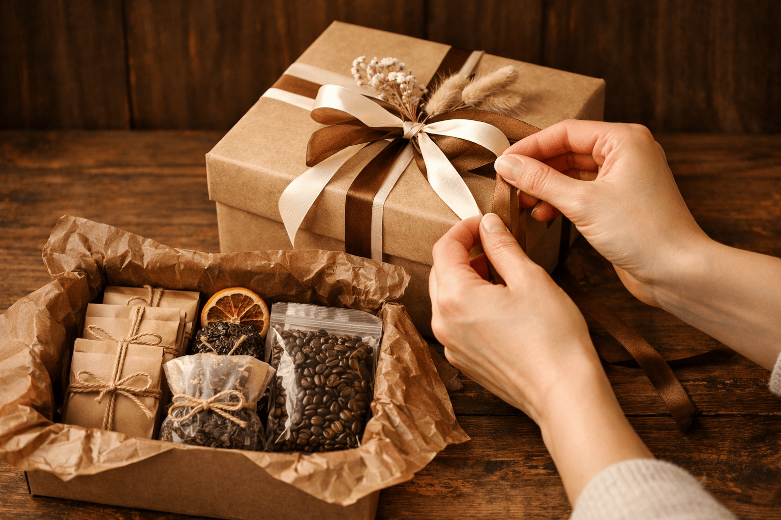 Подарочный набор своими руками: собираем дуэт идеального чая и кофе для друзей.