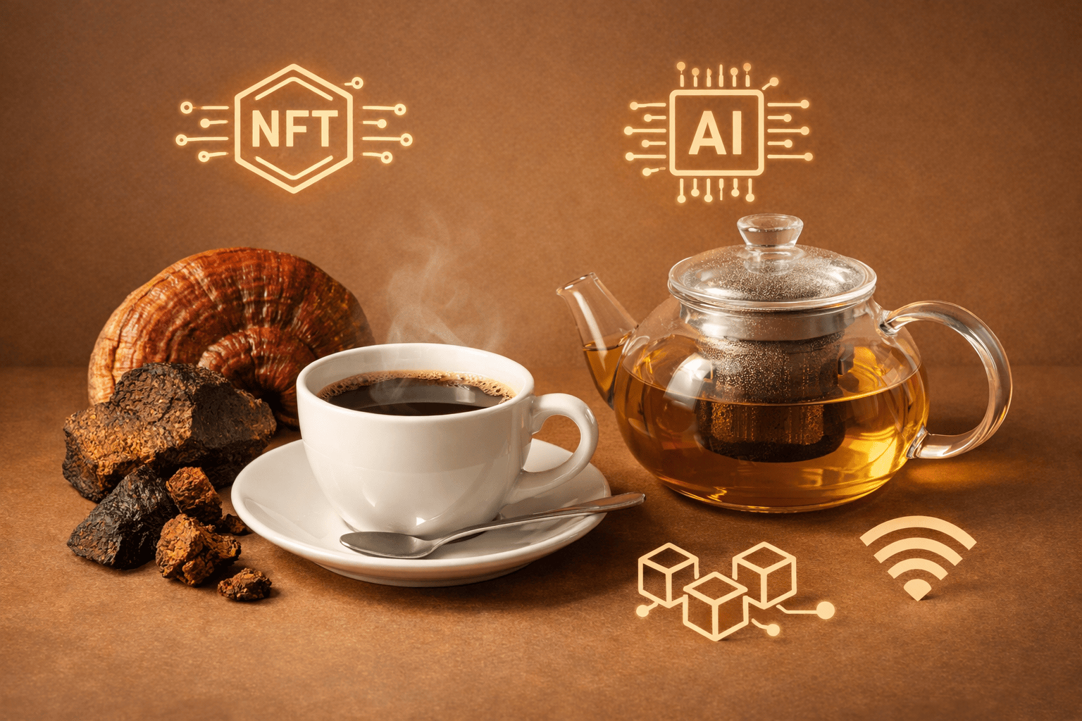 Кофейные тренды этого года: от грибного кофе до кофейного чая