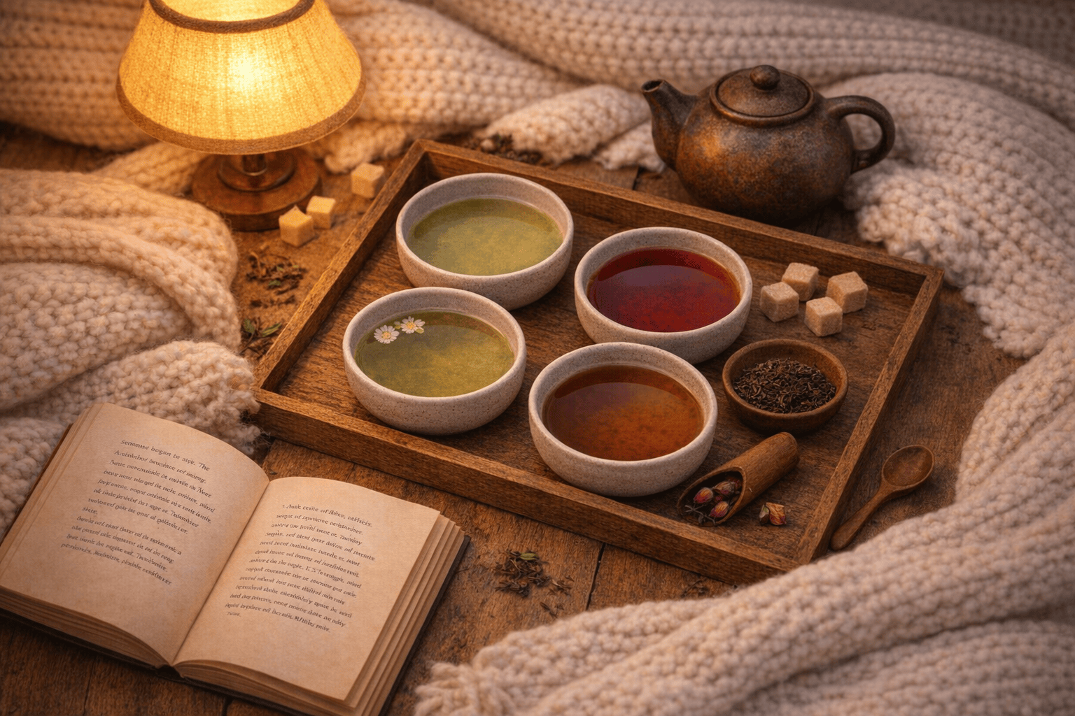 Вечерний ритуал: успокаивающие чаи после шумного праздника.