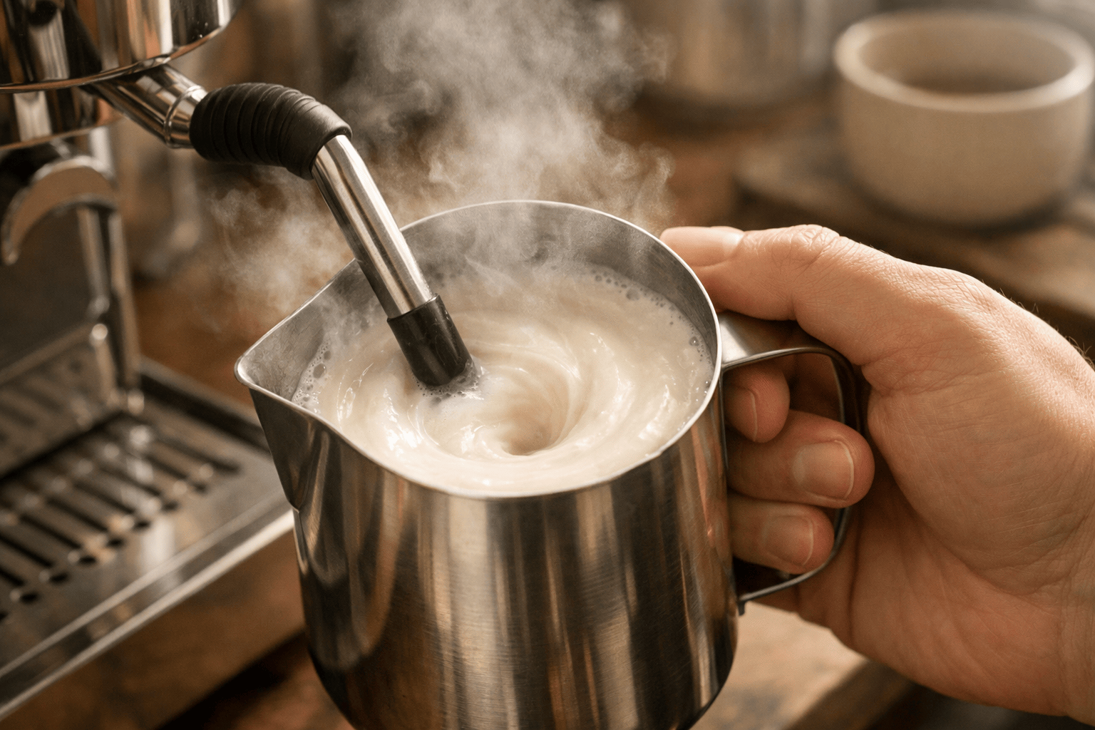 Молоко не вспенивается: проверка капучинатора, температуры и жирности молока