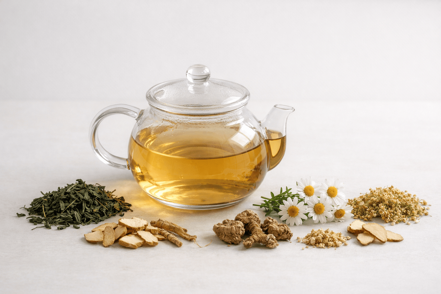 Функциональные чаи с добавками для концентрации, энергии и снятия стресса