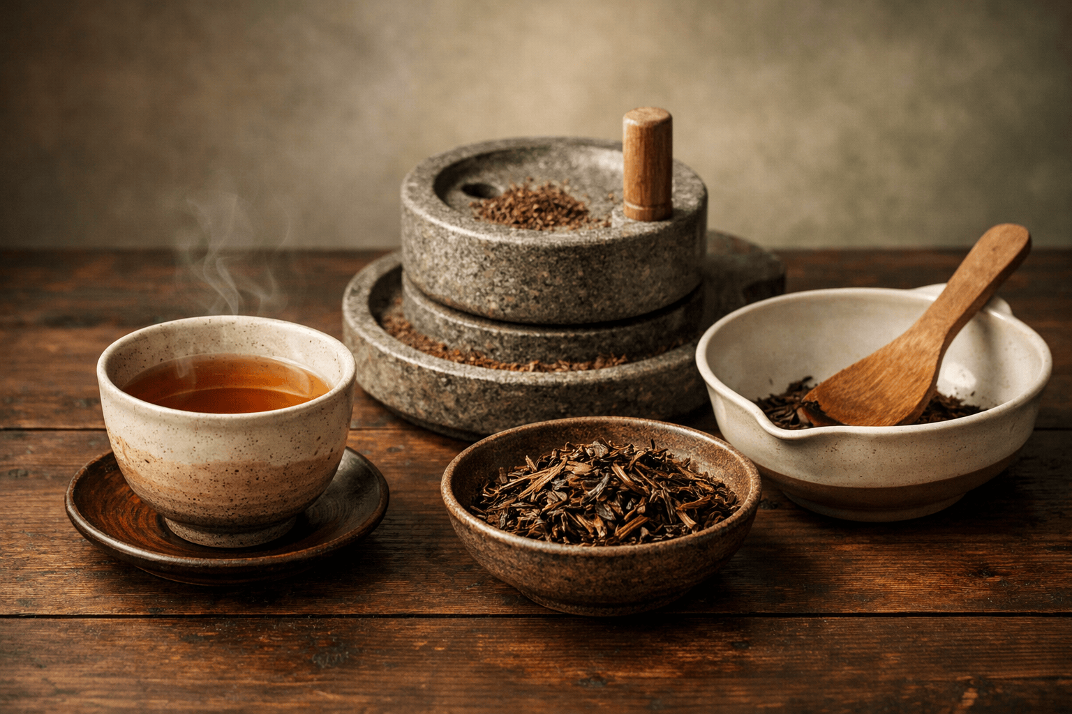 Ходзича: низкокофеиновая альтернатива матче для вечернего чаепития