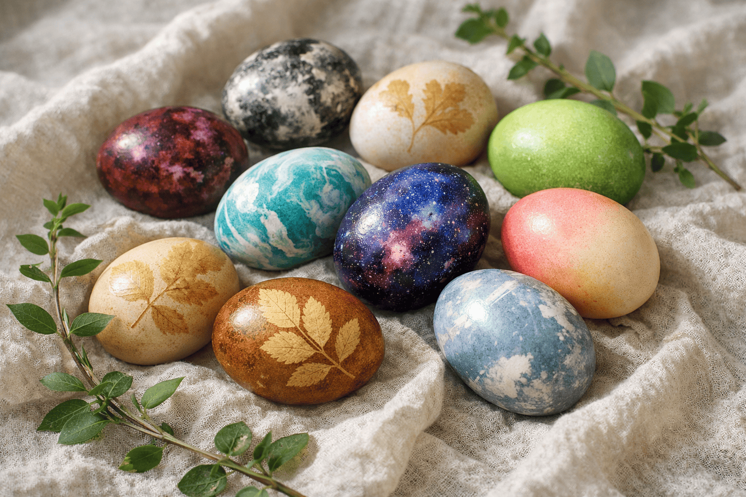 Окрашивание яиц на Пасху чаем: как разные сорта создают уникальные оттенки