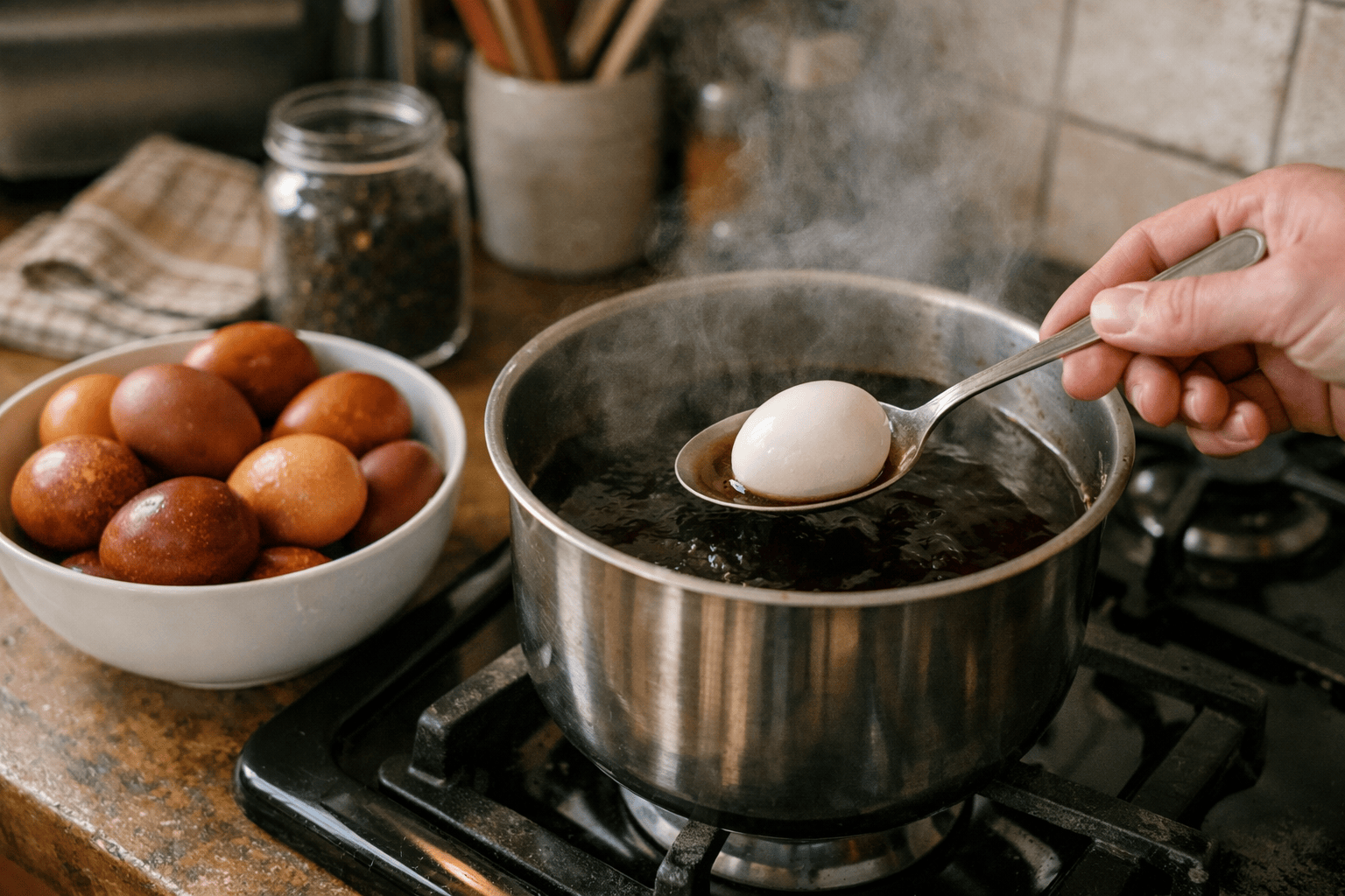 Окрашивание яиц на Пасху чаем: как разные сорта создают уникальные оттенки