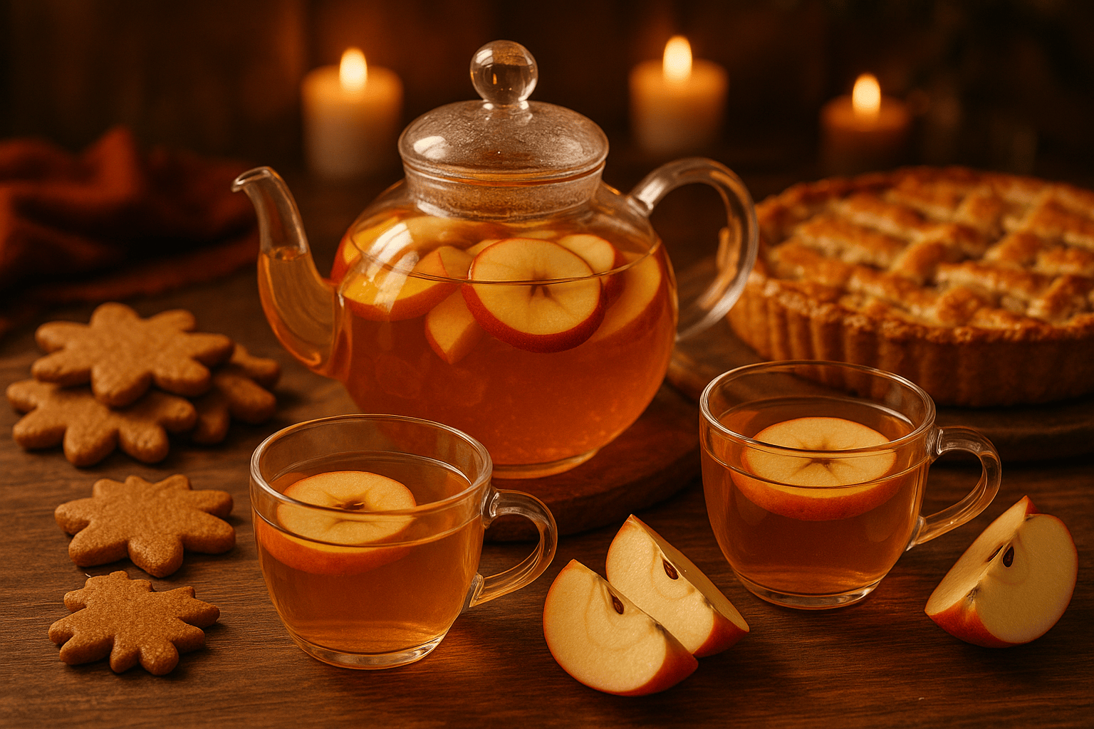 Ароматный яблочный чай: простые рецепты и способы приготовления
