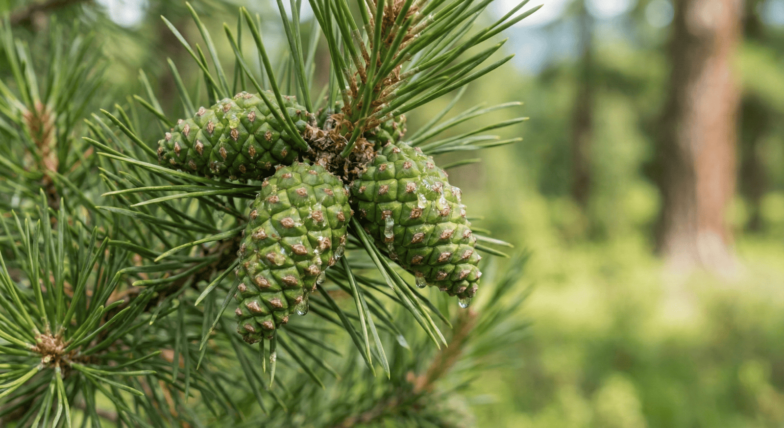 Сосновые шишки