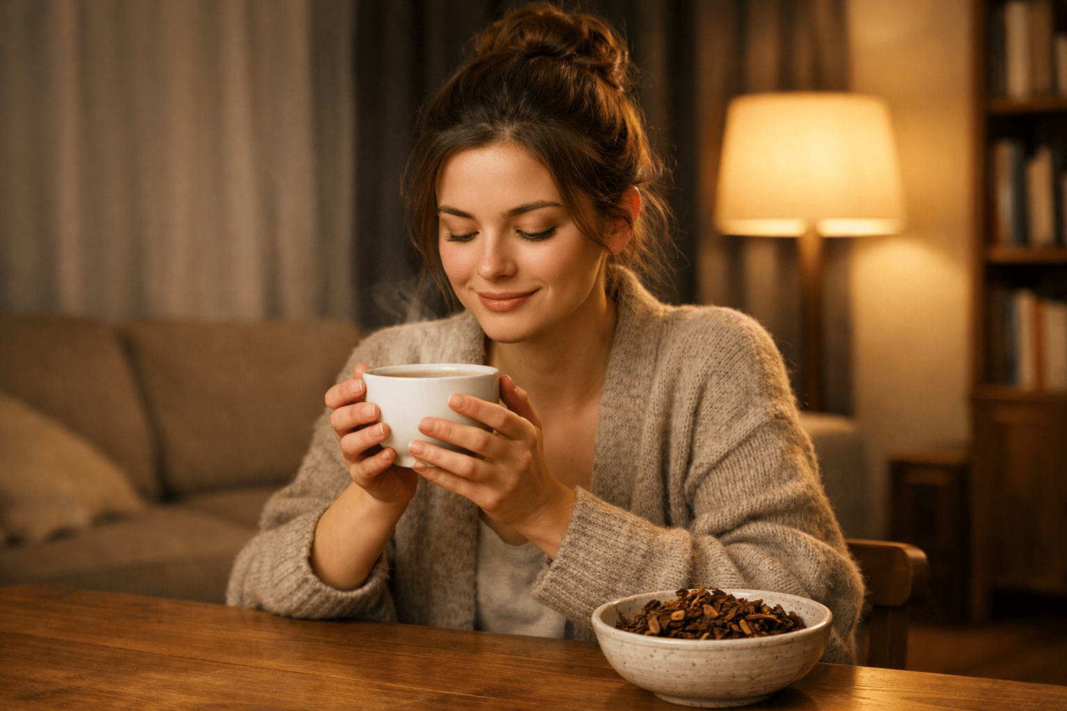 Ходзича: низкокофеиновая альтернатива матче для вечернего чаепития