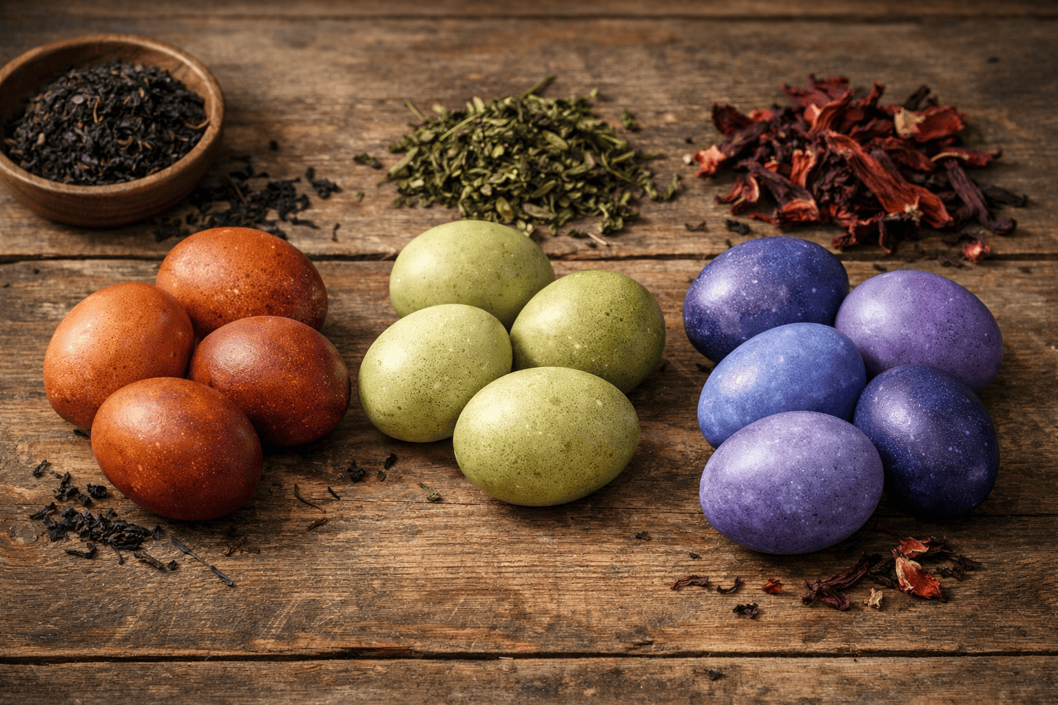 Окрашивание яиц на Пасху чаем: как разные сорта создают уникальные оттенки