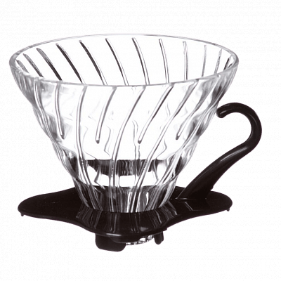 Воронка Hario V60 - 02 / красный пластик для кофе – купить пуровер для ...