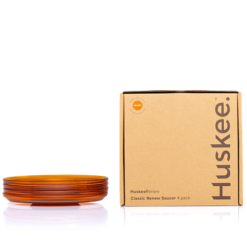 Блюдца Huskee Renew Amber фото Блюдца Huskee Renew Amber свежеобжаренный кофе