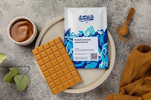 Белый шоколад карамельный