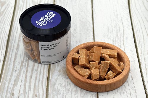 Белый шоколад карамельный