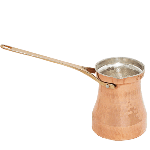 Медная турка Soy фото Медная турка Soy свежеобжаренный кофе
