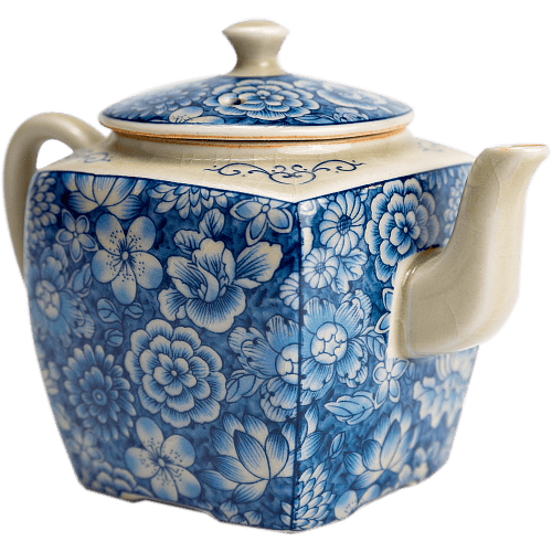 Селадоновый чайник «Цветочное поле»