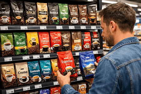 Как выбрать кофе в супермаркете? Инструкция по чтению этикетки