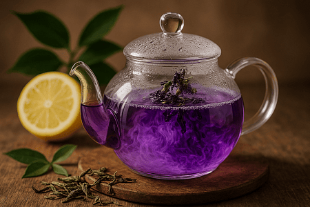 Фиолетовый чай из Кении: как его заваривать и в чем его польза