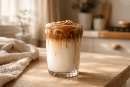 Корейская «дымка» (cloud coffee): рецепт с воздушной пеной