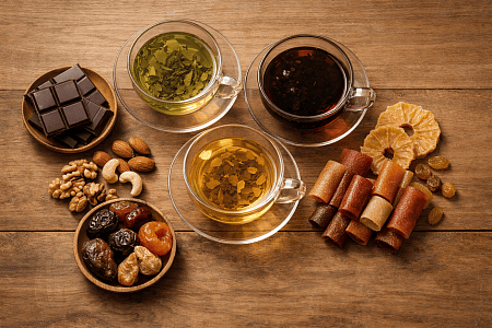 Чай и десерты: что подать к пуэру, улуну и зеленому чаю?