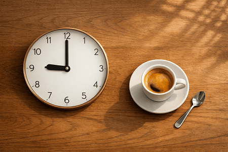 Что такое «кофейное окно» и когда лучше всего пить кофе?