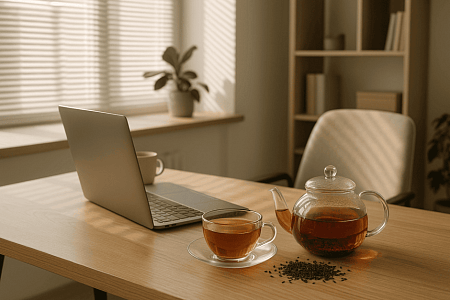 Топ-5 сортов чая для офиса: для утренней бодрости и дневной концентрации