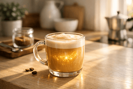 Блестящий раф: как приготовить самый фотогеничный кофе дома?