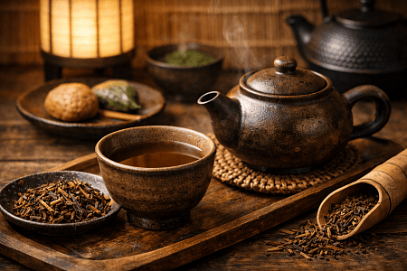 Ходзича — обжаренный зелёный чай Японии: что делает его особенным