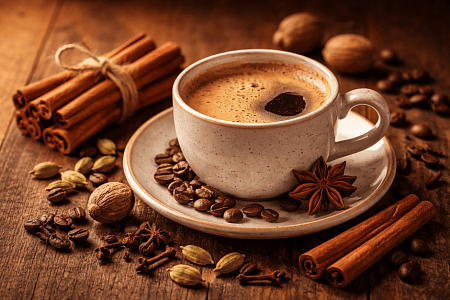 Рецепты кофе с корицей и пряностями