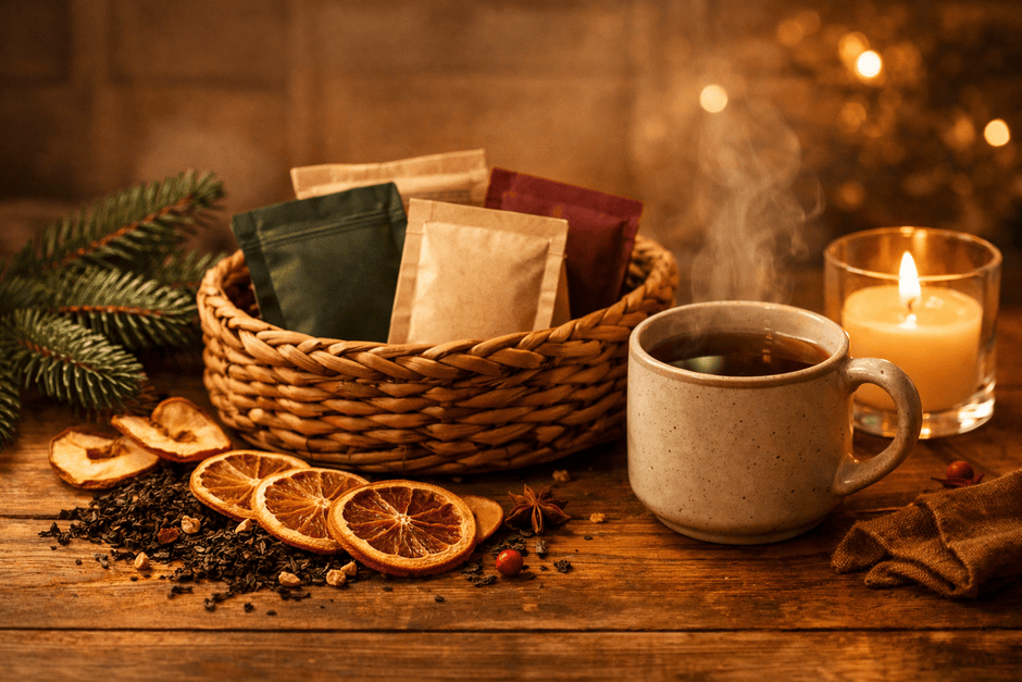 Подарки с чаем: идеи тематических подарочных наборов и корзин, превью