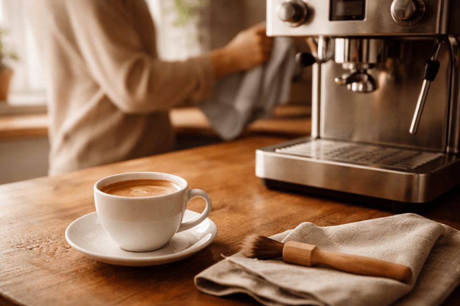 Ежедневный уход за кофемашиной: 5 обязательных действий после каждого использования., превью