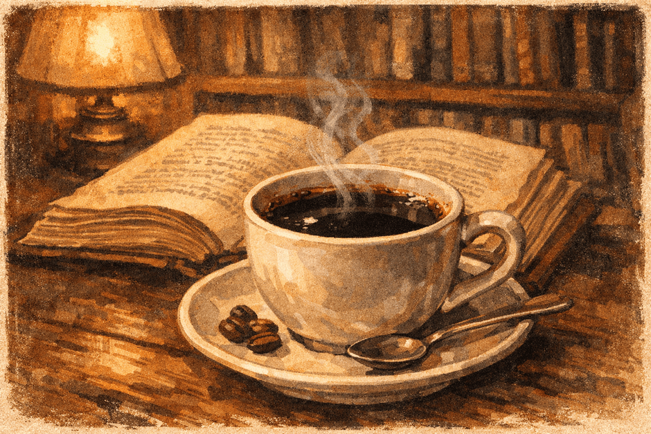 Когда кофе в книгах — это больше, чем просто деталь сюжета