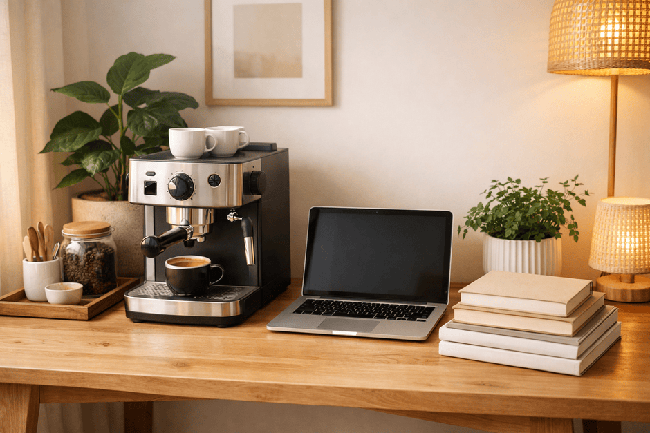 Кофейная зона дома и в офисе: лучшие идеи для организации уютного уголка