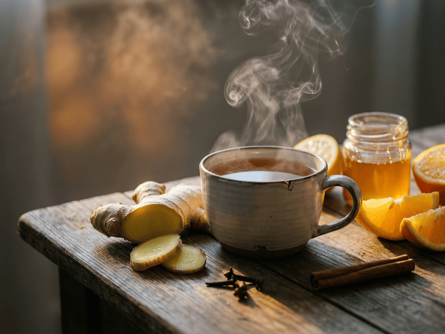 Имбирный чай: 3 рецепта — классический согревающий, с цитрусами и пряный, превью