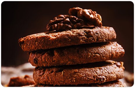 Изображение для рецепта - Шоколадное печенье с грецкими орехами