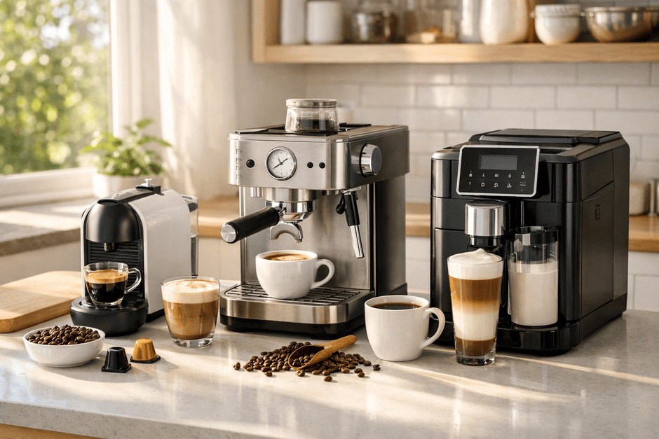Как выбрать свою первую кофемашину: 5 ключевых вопросов перед покупкой